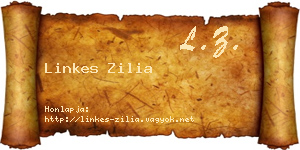 Linkes Zilia névjegykártya